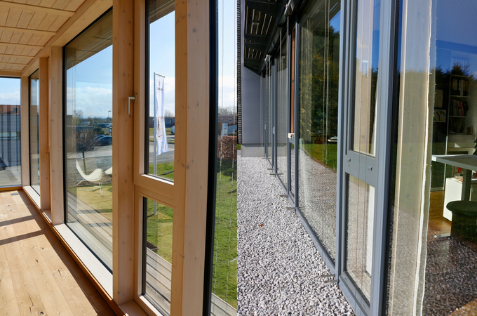 Bild von Fenster Innen und Außen